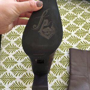 Free People Black Heeled Boots size 6.5